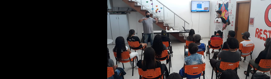 TV RESTINGA REALIZA OFICINA DE COMUNICAÇÃO E JORNALISMO COMUNITÁRIO NO CENTRO DA JUVENTUDE RESTINGA